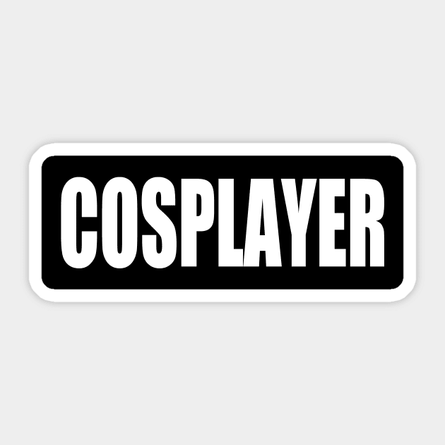 COSPLAYER Vest Patch Sticker by J. Rufus T-Shirtery